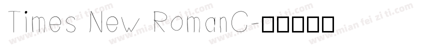 Times New RomanC字体转换